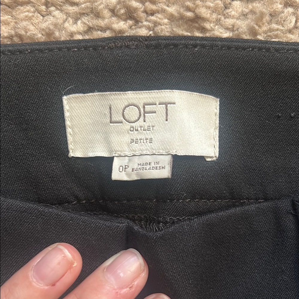 Black Slim Fit Pants - Picture 2 of 3
